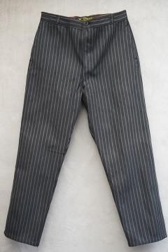 mid 20th c. striped cotton work trousers 