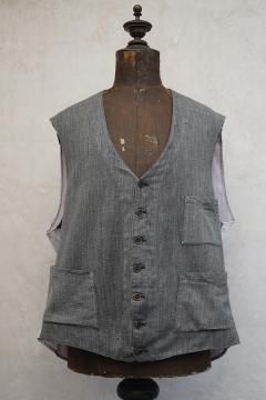 cir. 1930's-1940's S&P cotton work gilet