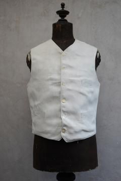 フレンチヴィンテージ　フレンチアンティーク　ホワイトジレ tops - フレンチ・ヴィンテージ アンティーク古着「Mindbenders and