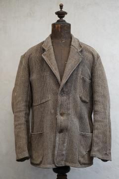 1890′ フレンチアンティークMind Benders &Classic French antique checked cotton sleeveless top #frenchantique