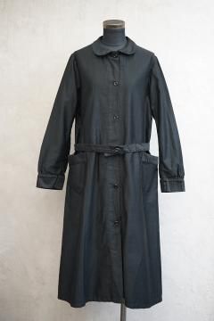 ~1940's black cotton work coat 