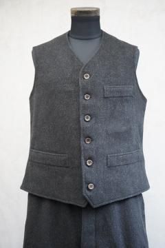 ~1940's gray wool gilet and trousers