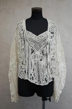 1910's-1920's lace blouse