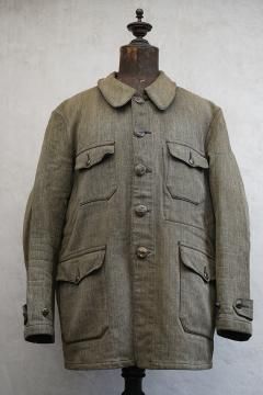 mid 20th c. brown S&P pique hunting jacket