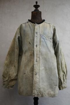~1930's faded blue cotton bourgeron jacket