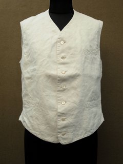 early 20th c. linen waistcoat