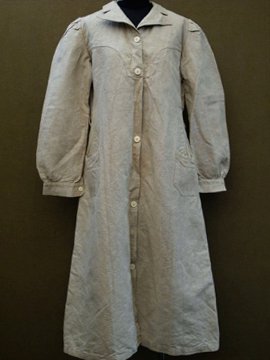 cir. 1930 - 1940's linen driving coat