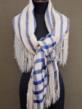 cir. 1920 - 1930's silk scarf