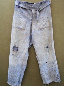 1930 -1950's French linen motorcycle over pants 