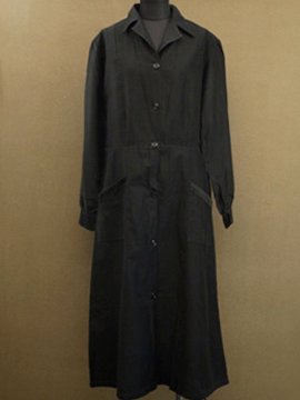cir. 1930 -1950's work dress / coat