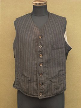 cir. 1930 - 1940's striped vest