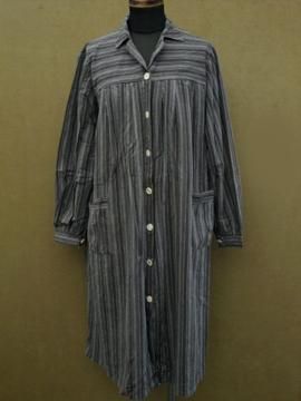 cir. 1930 - 1940's striped work coat 