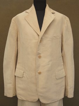 cir. 1920 - 1940's silk jacket & trousers