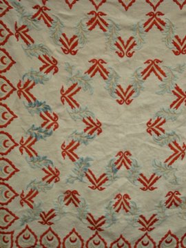 early - mid 20th c. hand embroidered scarf