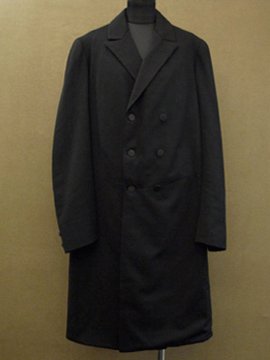 early 20th c. double-breasted wool frock coat