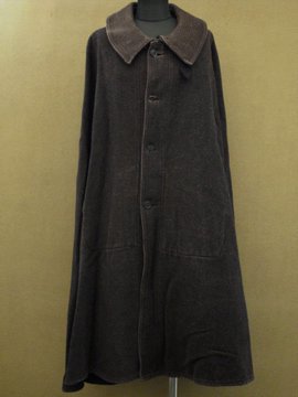 early 20th c. wool cape coat