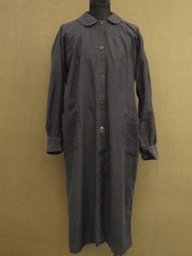 cir. 1930 - 1940's printed work dress