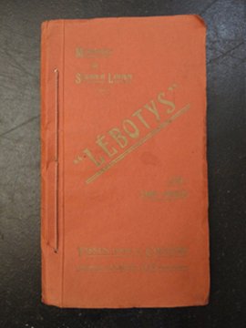 1920's sample book