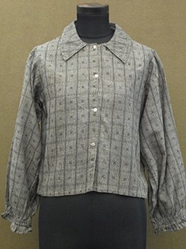 early 20th c. gray blouse