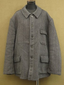 mid 20th c. gray wool work jacket 