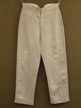 1910 - 1930's linen trousers 