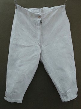 cir. early 20th c. linen fencing pants