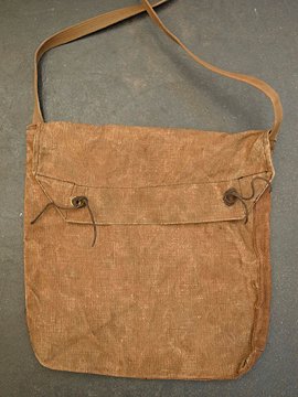 cir. 1930's bown linen shoulder bag