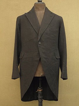 cir. 1930's wool cutaway coat 