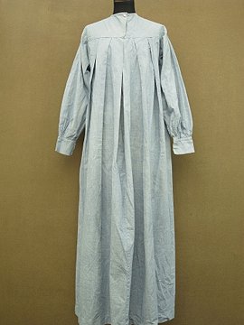 1910 - 1930's indigo checked dress