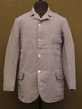 cir. 1930's striped cotton jacket