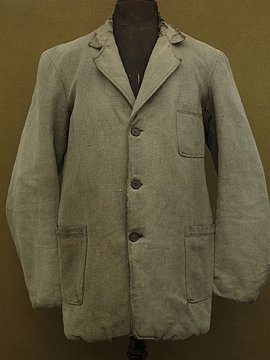 cir. 1930's wool  cotton work jacket 
