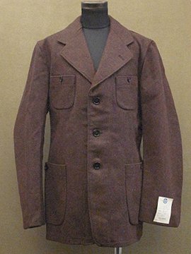 cir.1930's brown wool jacket dead stock