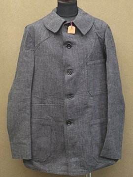 1930-1940's gray cotton jacket dead stock