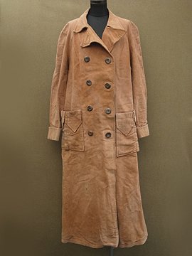 cir.1920-1930's pink beige automobile coat