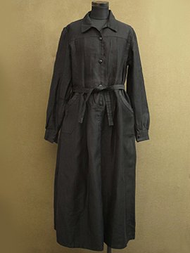 cir. 1930's-1940's black dress