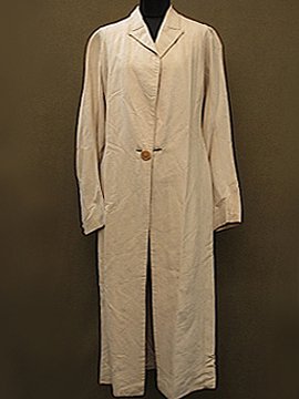 1910's cream silk coat
