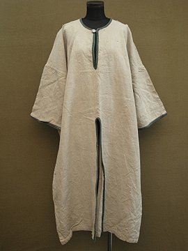 cir. 1920-1940's linen pullover coat