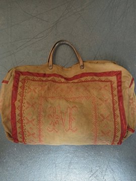 early 20th c. hand embroidered bag