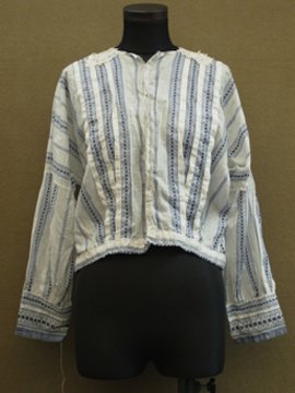 early 20th c. dead stock printed blouse