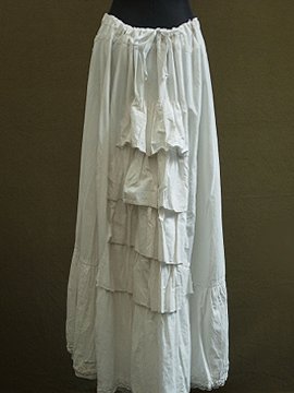 1900's white under skirt 