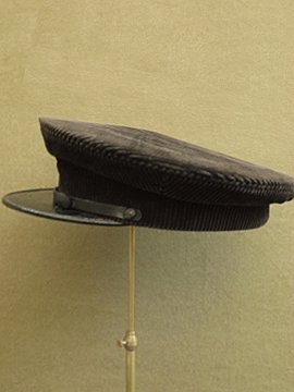cir.1940-1950's cord  leather hat