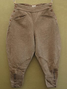 cir.1930-1940's brown wool jodhpurs