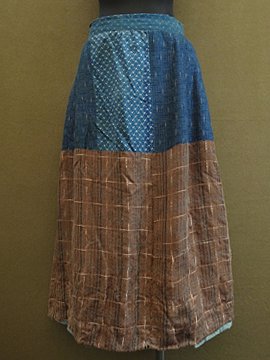 late 19th - early 20th c.printed skirt 