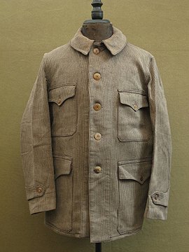cir.1930's-1940's brown pique hunting jacket
