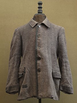 cir.1930-1940's brown wool work jacket 