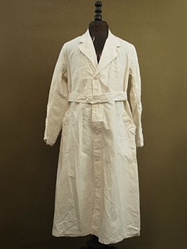 cir. mid 20th c. linen  cotton work coat 