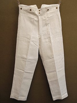 early 20th c. linen trousers