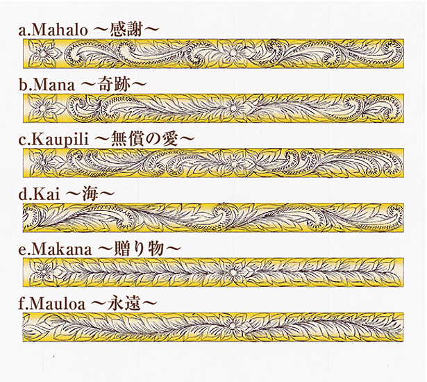 ハワイアン柄見本