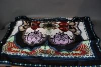 Etro Milano Silk Scarf Wrap Shawl Geometric Beetle Print NWT $340