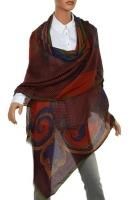 NEW ETRO MILANO LUXURY MODAL CASHMERE MULTICOLORED PAISLEY LOGO SCARF WRAP SHAWL